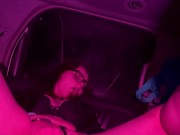 Sexy milf to excited & fucks herself in her car in the cold & makes herself cum all over 13/16