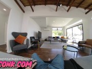 VR Conk: Busty Brunette Android Fucked In Cosplay Parody Of Video Game Detroit 3/16