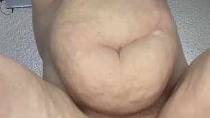 Plump Jiggly BBW With Fat Hanging Tits Fucked In Both Her Holes Fat Anal Creampie
