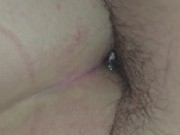 Filling her pussy while she wears a plug 12/16