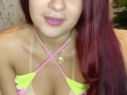 beautiful brunette 18 years old doing a show on cam 4/16