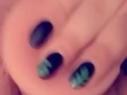 Thick & curvy BBW MILF fucks her wet pussy hard with a huge dildo 5/16