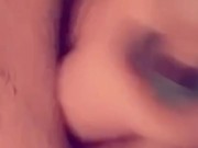 Thick & curvy BBW MILF fucks her wet pussy hard with a huge dildo 9/16