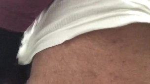 CAUGHT STEP DAD WORKING OUT HIS BIG UNCUT BLK COCK at the GYM VERGA GTANDE CREAMPIE
