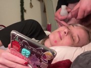 Amateur Cute Blonde Lets You Wreck Her Face - (Freeuse Facial Compialtion) 12/16