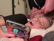 Amateur Cute Blonde Lets You Wreck Her Face - (Freeuse Facial Compialtion) 14/16