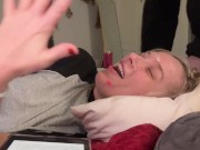 Amateur Cute Blonde Lets You Wreck Her Face - (Freeuse Facial Compialtion) 16/16