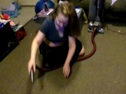 Vacuuming Turns Naughty 4/16