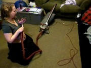 Vacuuming Turns Naughty 6/16