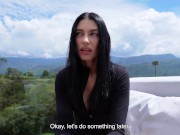 I convince my brother-in-law to fuck me on our vacations and ended with a creampie! 4/16