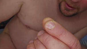 Your stepuncle shrinks you, puts you between his cheeks, and farts!