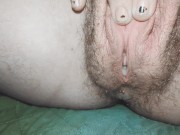 Sexy Creamy Pussy Squirts On The Camera - SOFA RUINED🩷 1/16