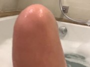 ARABIAN SNOWWHITE HAVE FUN-SOAP&BATHTUB-BEAUTIFUL WHITE GIRL-SILKY SKIN-VERIFIED AMATEUR LOS ANGELES 6/16