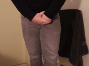 Male Desperation & Wetting - Please let me use the Toilet!!! 4/16