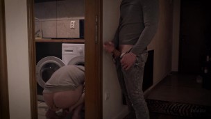 Stuck in the Washing Machine with My Ass Going Wild