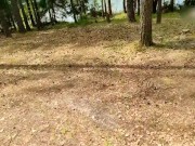 Smeared with cream, and fucked a married MILF while her husband was running. 2/16