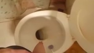 Massive cumshot uncut cock