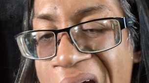 Brushing my teeth with cum