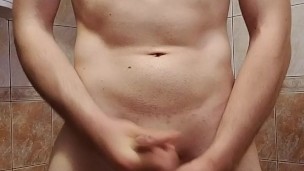 Morning cumshot