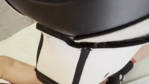 Gay Puppy sucking big Dick Moaning