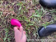 Farm Girl Rubs Pussy and Cleans Off Cum-Soaked Toy 10/16