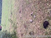 Farm Girl Rubs Pussy and Cleans Off Cum-Soaked Toy 15/16