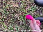 Farm Girl Rubs Pussy and Cleans Off Cum-Soaked Toy 6/16
