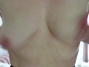 Playing with my perky natural tits 9/16