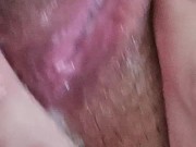 Watch daddy finger his creampie into my pussy 14/16