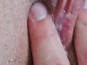 Watch daddy finger his creampie into my pussy 15/16