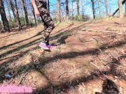 Piss outdoors and in her mouth 3/16