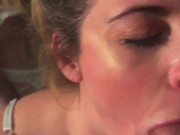 Innocent looking wife gets her mouth used 11/16