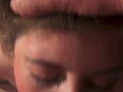 Innocent looking wife gets her mouth used 12/16