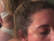 Innocent looking wife gets her mouth used 16/16