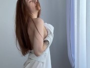 A naughty Hot Milf secretary comes home slowly Striptease and make you cum ( she talk) 10/16