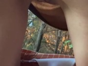 Rear View: Watch Me Release a Strong Stream 1/16