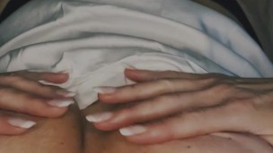 POV-Sexy wife wakes up horny and ready to play