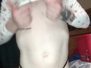 Busty 18-Year-Old Teases with Bouncing Boobs 14/16