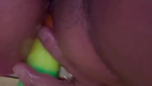 Love fucking myself in the shower
