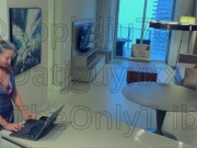 Asian MILF gets INSANELY fucked by 2 BBC movers!!!! 1/16