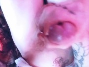 Watch Daddy Cum! Suck/lick it off😈 12/16