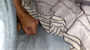 Cumming into a condom big heavy load from mushroom cock