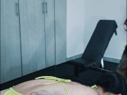 Sweaty & Strong  Muscle Goddess Drips Power in Every Rep WATCH THE FULL VIDEO ON C4S 3/16