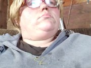 Smoker plays with boobs 11/16