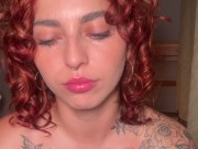 Mis labios con brillo