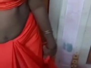 சூத்து சுந்தரி | Desi Tamil Sexy Wife's Big Black Ass in Santa Bikini for Cuck Hubby: IndianHotwifeX 1/16