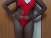 சூத்து சுந்தரி | Desi Tamil Sexy Wife's Big Black Ass in Santa Bikini for Cuck Hubby: IndianHotwifeX 13/16