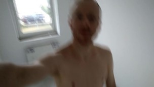 LanaTuls - Naked Electrician Walks in the House Under Construction Jerking and Cumming(ORIGINAL)