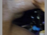 UPSIDE DOWN ELLIEMAE PLAYS GETS A THROAT PIE 8/16