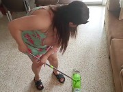 Arab Wife Gets Stuck Under the Couch – Ends Up Fucked Hard 3/16